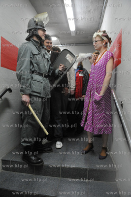 Noc Muzeow w Gdansku. Przed wystawa Drogi do Wolnosci...