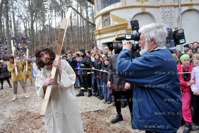 Wejherowo. Droga Krzyzowa. Inscenizacja Meki Panskiej...