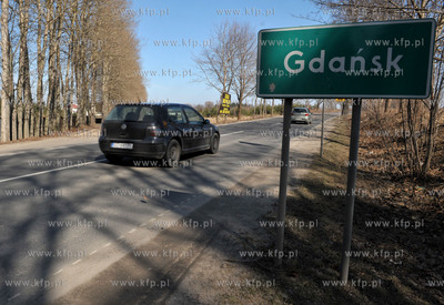 Wjazd do Gdanska od strony Zukowa na ul. Kartuskiej....