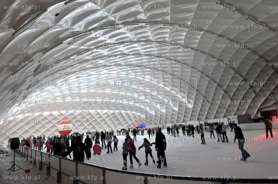 Oficjalne obchody Walentynek na gdanskim krytym lodowisku...