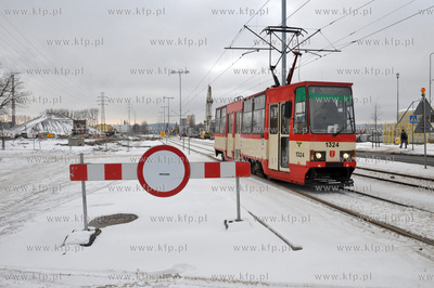 Gdansk Letnica. Przebudowa skrzyzowania ul. Marynarki...