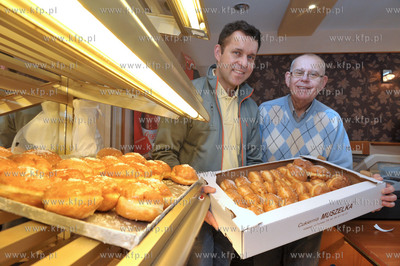 Tlusty czwartek w Cukierni Muszelka w Gdansku na ul....