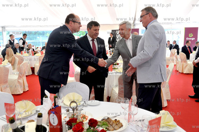 Sopot. Hipodrom. Letnia Gala Biznesu. Nz. Prezydent...