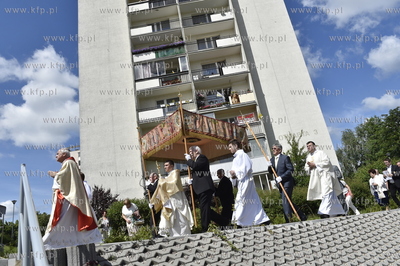 Procesja Bożego Ciała parafii p.w. Maksymiliana Kolbe...