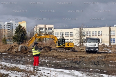 Gdansk Zaspa. Rozpoczecie budowy Nowej Gildii w okolicach...