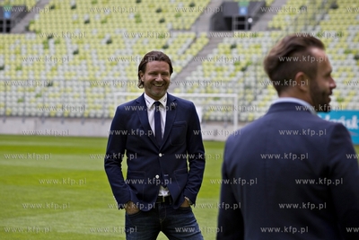 Gdańsk. PGE Arena. Spotkanie poświęcone meczowi,...