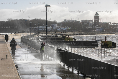 Kołobrzeg. Sztorm na Bałtyku.
23.02.2022
fot. Krzysztof...