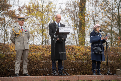 Wojskowy Cmentarz Francuski w Gdańsku. Uroczystości...
