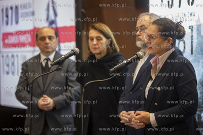 ECS. Konferencja Hanny Wróblewskiej, Minister Kultury...