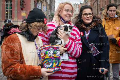 Gdańsk, Długi Targ. 30 Finał Wielkiej Orkiestry...