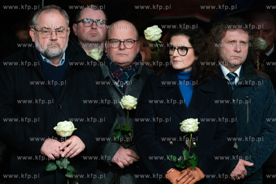 Gdańsk. 4. rocznica zamachu na prezydenta Pawła Adamowicza....