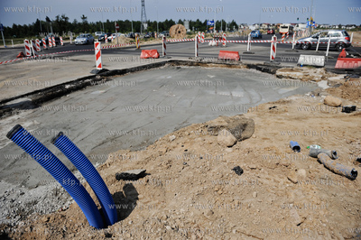 Gdansk. Budowa ulicy Nowej Lodzkiej oraz nowej lini...