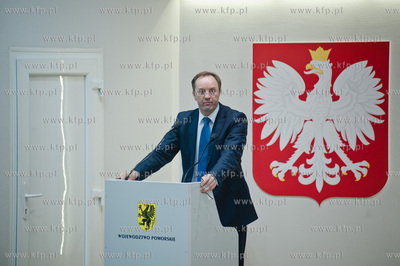 Gdansk. XXVII sesja Sejmiku Wojewodztwa Pomorskiego.
Nz...