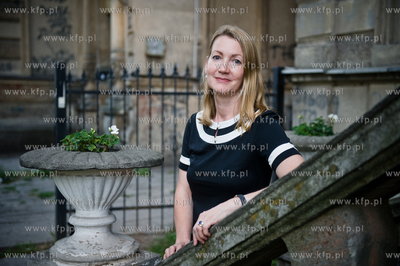 Gdansk. Wrzeszcz. Dr. Aleksandra Richie, autorka ksiazki...