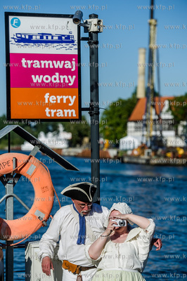 Gdansk. Rybackie Pobrzeze. Baltic Sail. Inscenizacja...