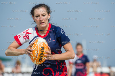 Plaza w Sopocie. Mistrzostwa Polski w rugby na plazy...