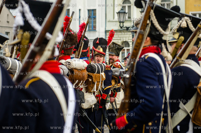 Tczew. Plac Hallera. Piata inscenizacja historyczna...