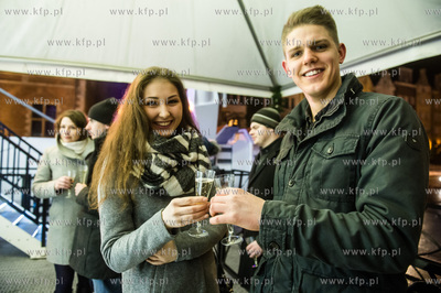 Gdańsk. Targ Węglowy. Zakręcone Walentynki z Kołem...
