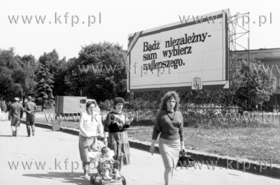 Kampania przed pierwszymi w Polsce wolnymi wyborami...
