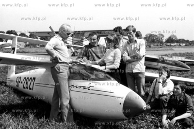 Lotnisko Areoklubu Gdańskiego w Pruszczu Gdanskim....