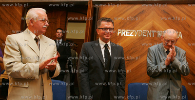 Szczecin .Nadanie tytulu Honorowego Obywatela Miasta...