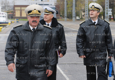 Kontradmirał Minko KAVALDZHIEV, (z lewej) - dowodca...