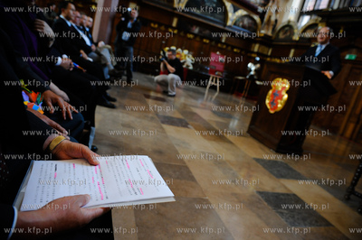 Gdansk Dwor Artusa. Grupa Japonczykow zrzeszonych w...