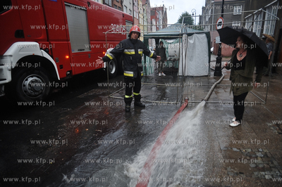 Nagla i intensywna ulawa, ktora przeszla nad Gdanskiem...