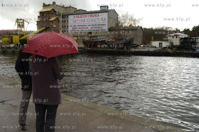 Nietypowa kampania wyborcza w Ustce. Jeden z usteckich...