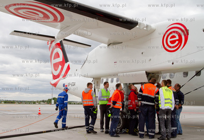 Po raz pierwszy odwiedzil gdanskie lotnisko najnowszy...