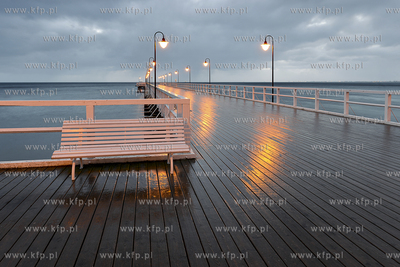 Gdynia. Molo w Orlowie. 06.01.2016 fot. Fot.Jan harb...