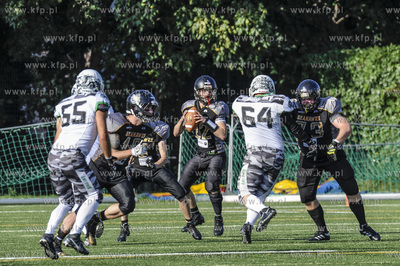 Sopot. Stadion Ogniwo Sopot. Mecz futbolu amerykanskiego...