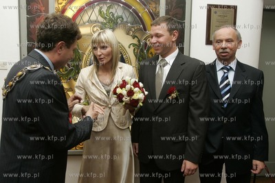 Sopot, Urzad Stanu Cywilnego. Slub tyczkarki Anny Rogowskiej...