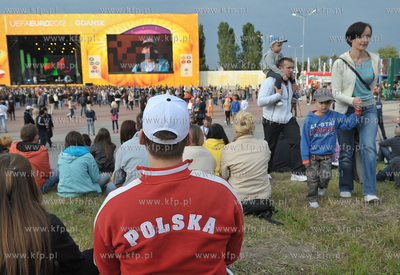 Otwarcie Gdanskiej Strefy Kibica na Placu Zebran Ludowych....