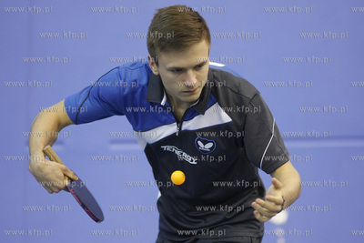 Tenisista stolowy Jakub Folwarski.
17.11.2014
fot....