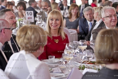 Sopot. Grand Hotel. Letnia Gala Biznesu. Nz. Elżbieta...