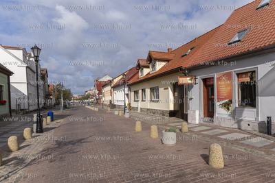 Pusty Deptak w Łebie po sezonie letnim. 30.09.2023...