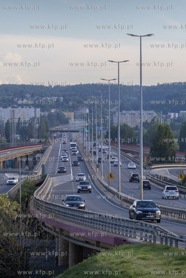 Gdynia. Trasa im. Eugeniusza Kwiatkowskiego . 01.06.2024...