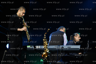 Gdansk. Dziedziniec Polskiej Filharmoni Baltyckiej....