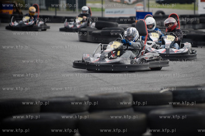 Gdansk. Stadion PGE Arena. Tor gokartowy PitStop. Pierwsze...