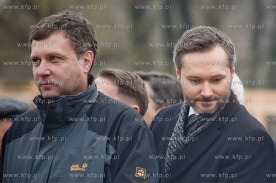 Gdansk. Powstajacy Wezel Marynaki Polskiej. Uroczystosc...