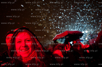 Gdansk. Targ Weglowy. 22 Final Wielkiej Orkiestry Swiatecznej...