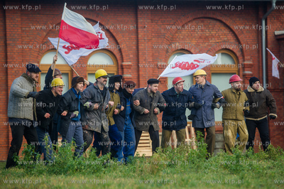 Gdansk. Teren przy Sali BHP. Obchody jubileuszu 15-lecia...