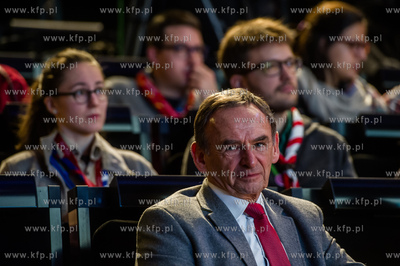 Gdansk. Europejskie Centrum Solidarnosci. Wystapienie...