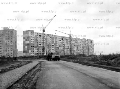 Budowa osiedla Zaspa w Gdansku. 28.12.1975  4grudzien75_z.kosycarz_p35...