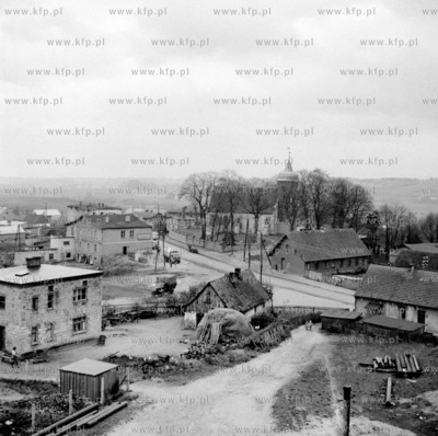 Zukowo na Kaszubach, widok ze wzgorze obok szkoly w...