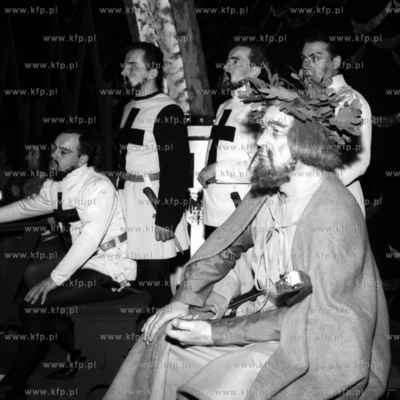 Próba generalna sztuki wystawionej na scenie Teatru...