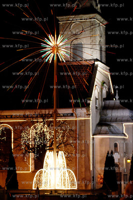 W Wejherowie swiateczne. Wejherowski rynek i deptak...