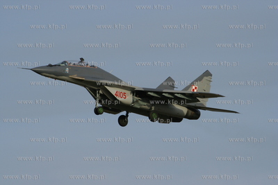 Gdansk , Rebiechowo Nz.MiG-29UB 41 eskadra lotnictwa...