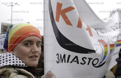 Manifa czyli coroczny przemarsz ulicami Gdanska feministek...